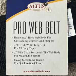 Altus Pro Web Belt - Large
